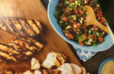 Chipotle Grilled Chicken Breasts with Corn/Black Bean Salsa