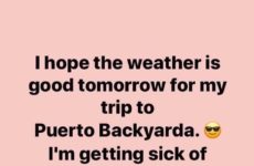 I hope the weather is good tomorrow....