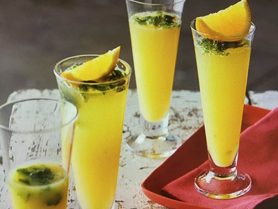 Zippy Spicy Orange Mimosas