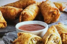 Golden Boudin Egg Rolls