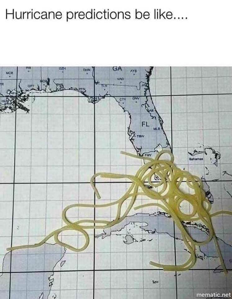 Hurricanes be like...