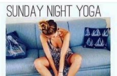 Might have to do more yoga nights!
