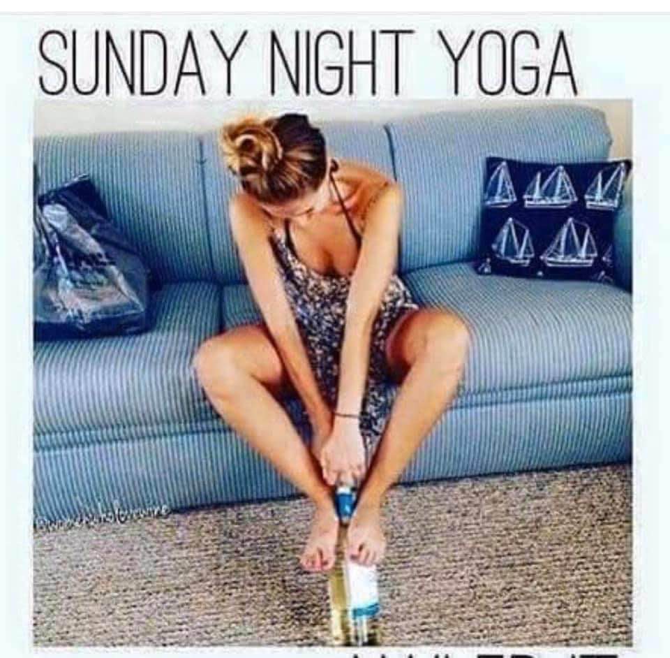 Might have to do more yoga nights!