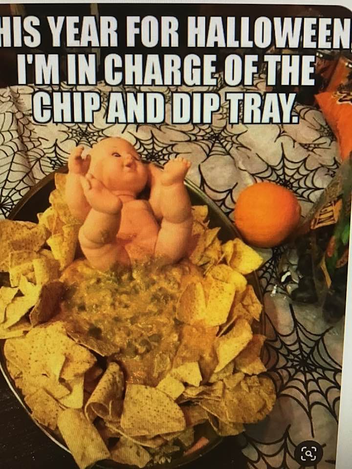 Chip and dip tray....