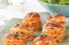 Savory Scalloped Yam Stacks