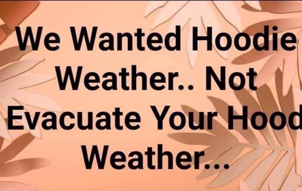 Wanted Hoodie weather...