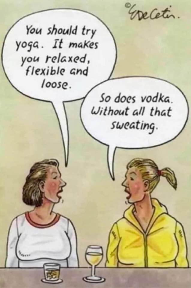 You should try yoga...