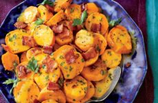 Crockpot Yams with Crispy Bacon