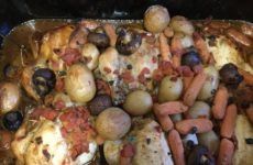 Oven-Roasted Stuffed Cornish Hens with Veggies