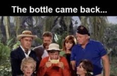 The bottle came back...