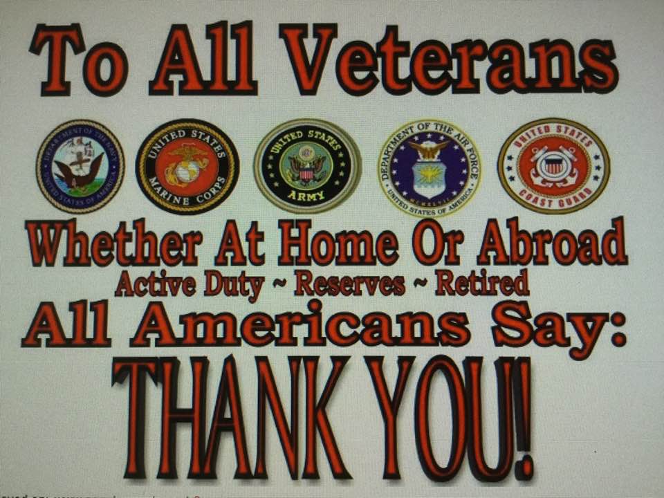 To all Veterans
