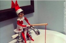 Fishing Christmas Elf