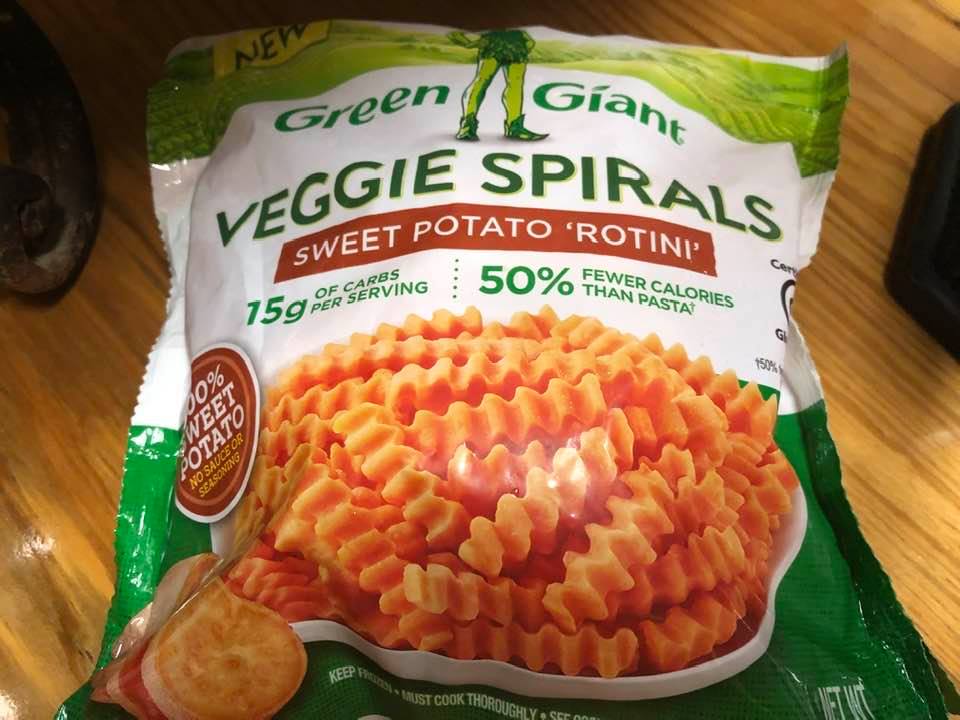 Green Giant Veggie Spirals which features Sweet Potato Rotini.