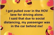 I got pulled over....