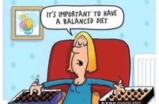 A balanced diet...