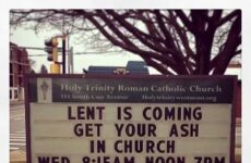 Lent is coming....