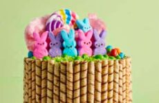 Peep Easter Cake