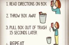 Read directions on box