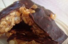 Homemade Baby Ruth Bars