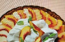 Peachy Divinity Ice Box Pie
