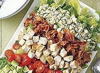 Quick and Easy Cobb Salad with Tangy Yogurt Dressing