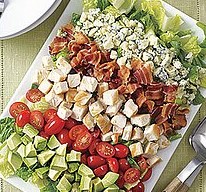 Quick and Easy Cobb Salad with Tangy Yogurt Dressing