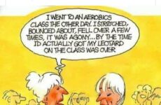 I went to an Aerobics class...