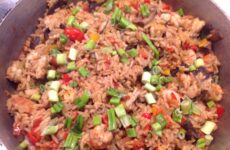 Mexican Yellow Rice with Crawfish