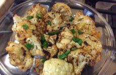Spicy Lemony-Lime Roasted Cauliflower