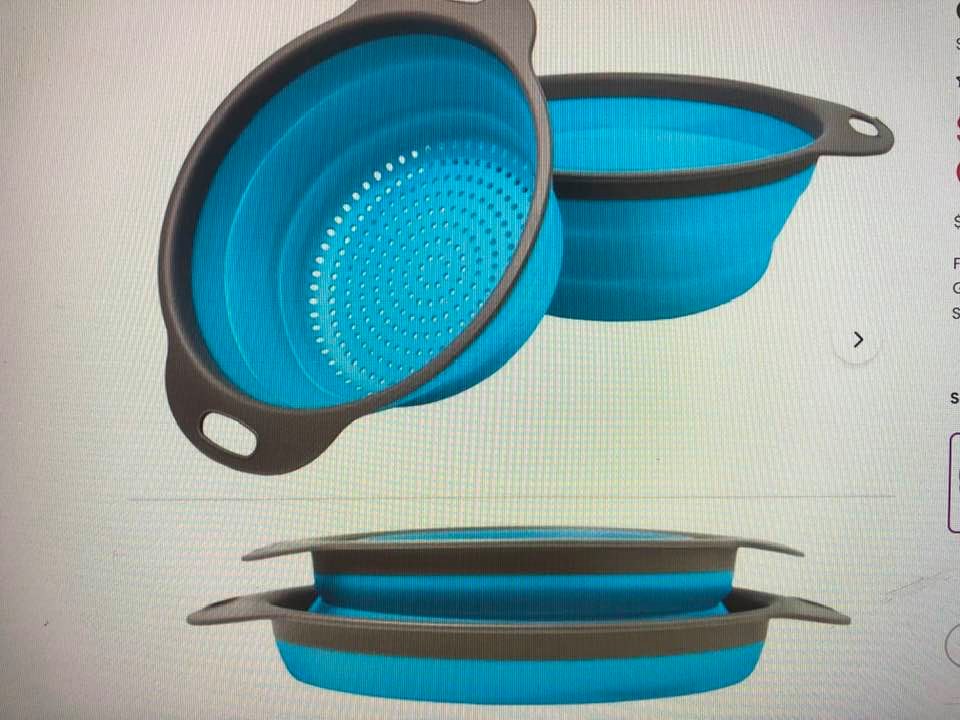 Today’s Gadget are the Collapsible Colanders! | Geaux Ask Alice!