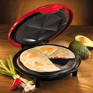 QUESADILLA MAKER and the second, TACO LAZY SUSAN.