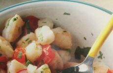 Crunchy Spicy Shrimp Salsa