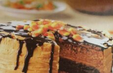 Ghoulish Halloween Layered Cake