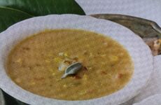 Savory Curried Pumpkin and Crawfish Bisque