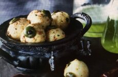 Ultimate Halloween Marinated Mozzarella Eyeballs