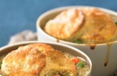No-Fuss Biscuit-Topped Chicken Pot Pies