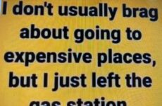 I don't usually brag...