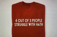People struggle with math!