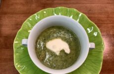 Alice's Warm and Easy Arugula Vichyssoise