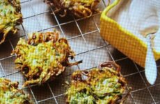 Crispy Zucchini Fritters with Chipotle-Lime Crema