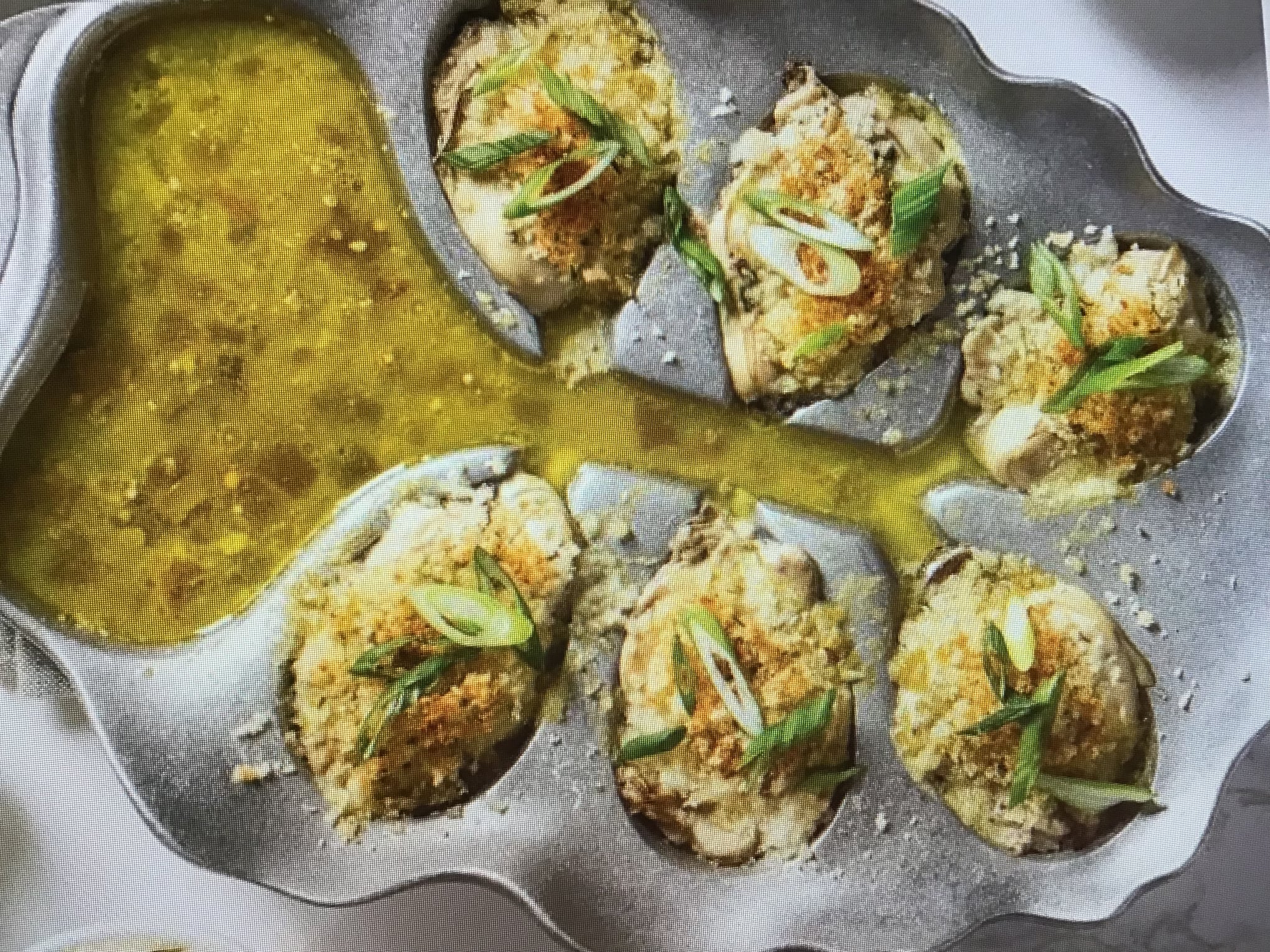 Easy Broiled Oysters with Herbs