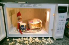 Elf having a popping good time!