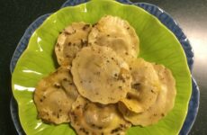 Lemony Mushroom Ravioli