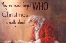 May we never forget who Christmas is really about!