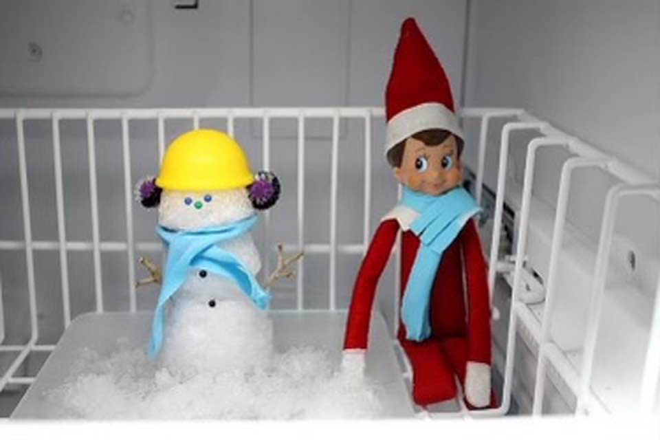 Want to build a snowman...inside!