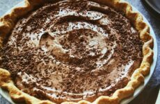 Exquisite Lighter Frozen Chocolate Mousse Pie