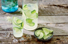 Refreshing Cucumber-Lime Infused Gin and Tonic