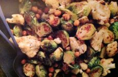 Brussels Sprouts, Cauliflower and Chickpeas with Jerk Spices