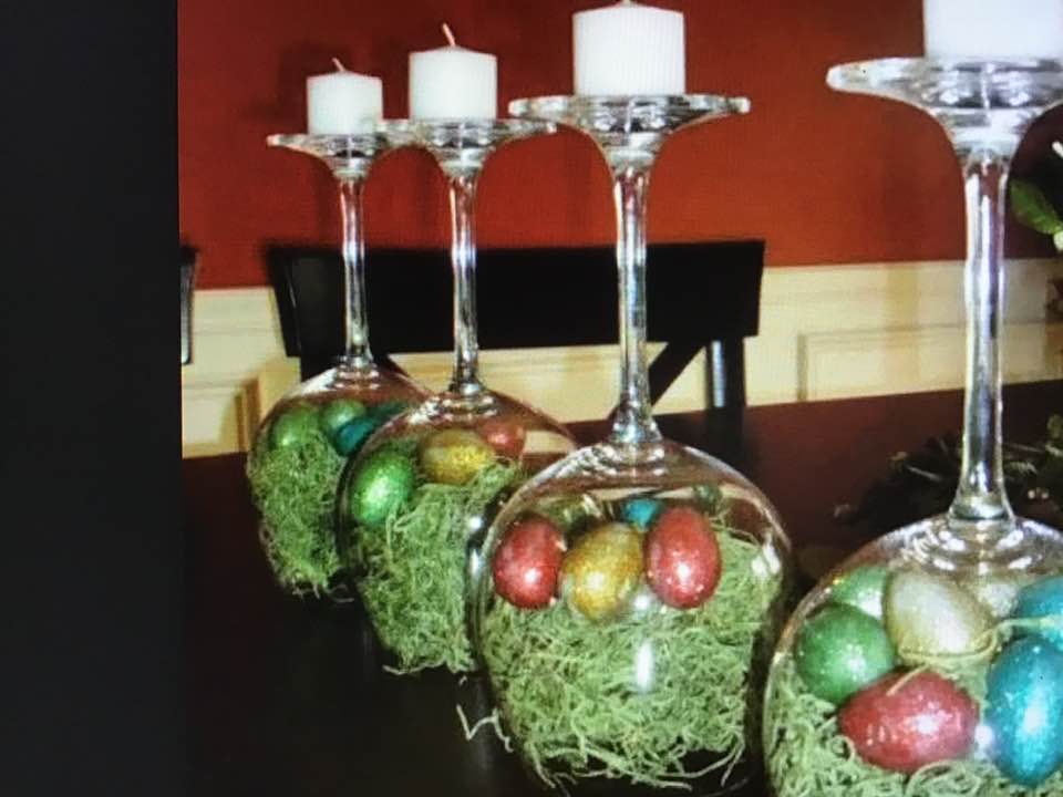 Festive candle holders