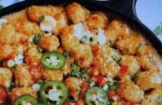 Kicked-Up Hot Tater Tot Dish